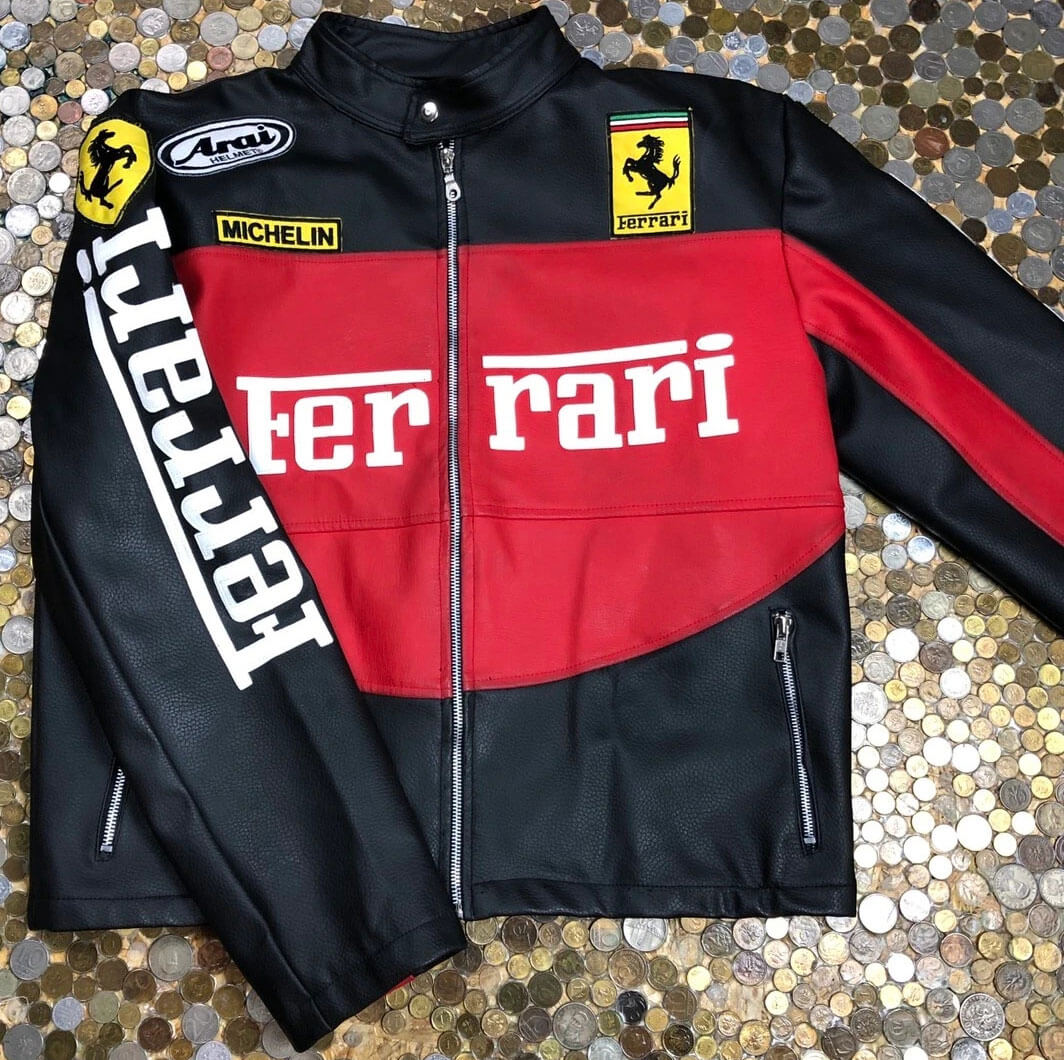ferrari leather jacket for sale
