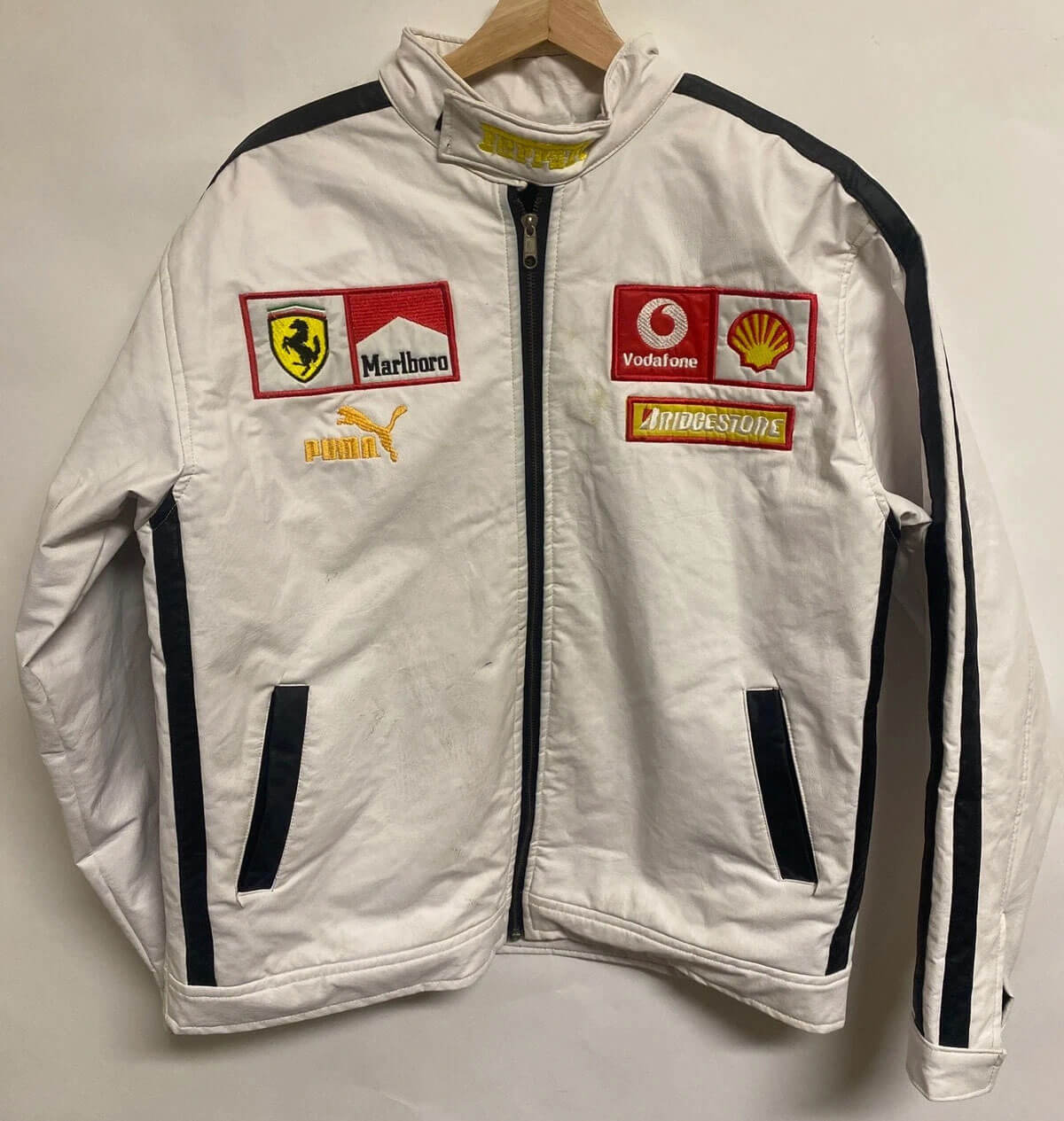 white ferrari jacket