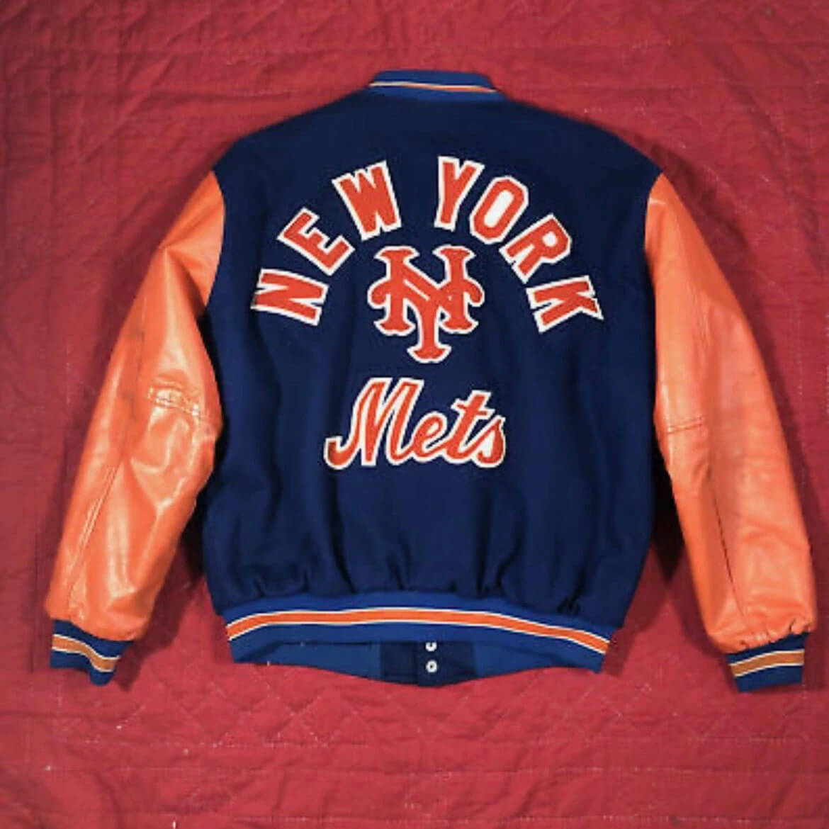 New York Mets Navy Orange Varsity 