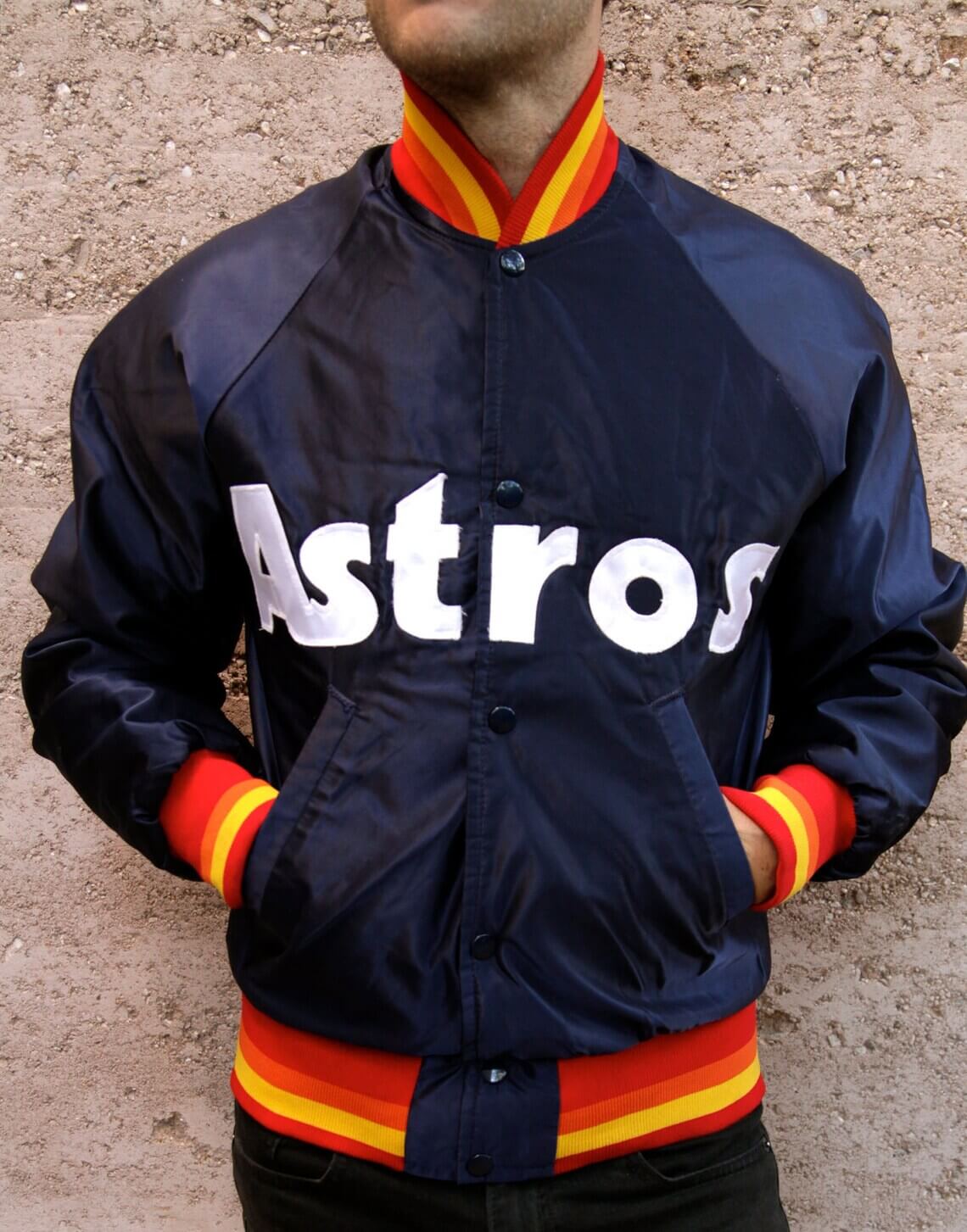 astros retro jacket