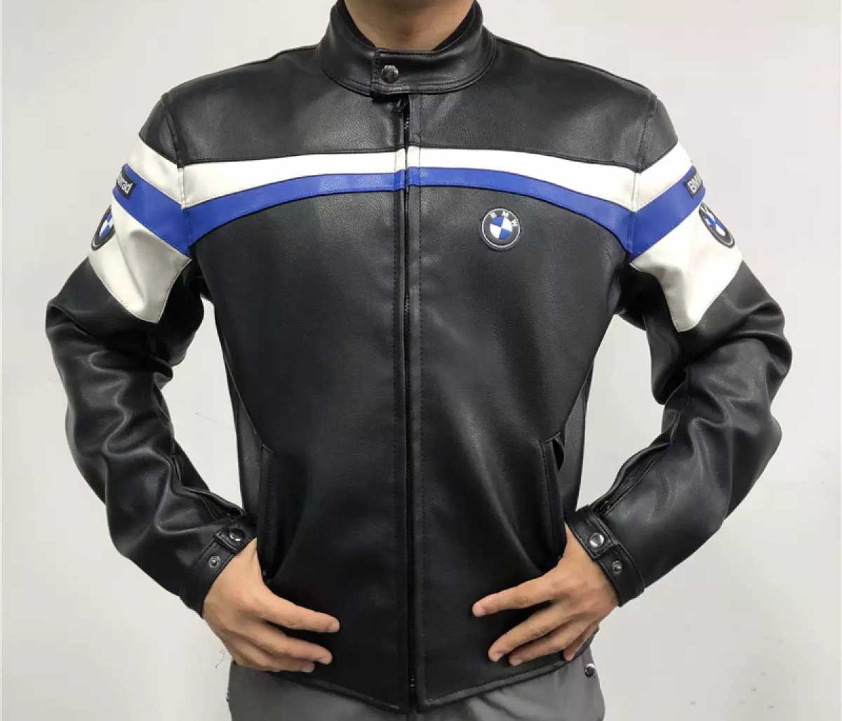BMW Motorrad Motorcycle Black Leather 