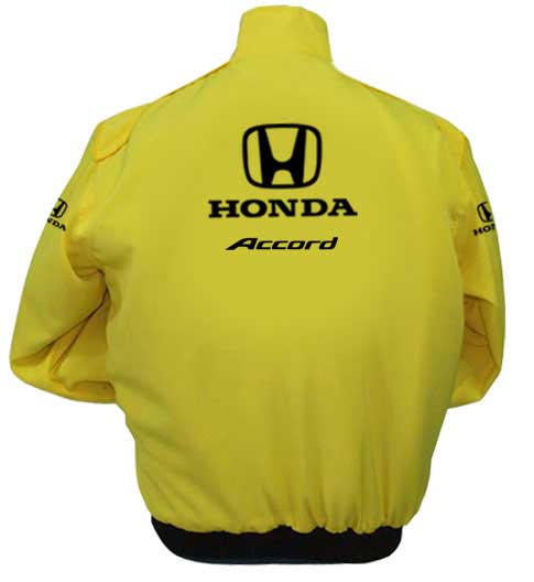 Yellow Honda Accord Racing Windbreaker 
