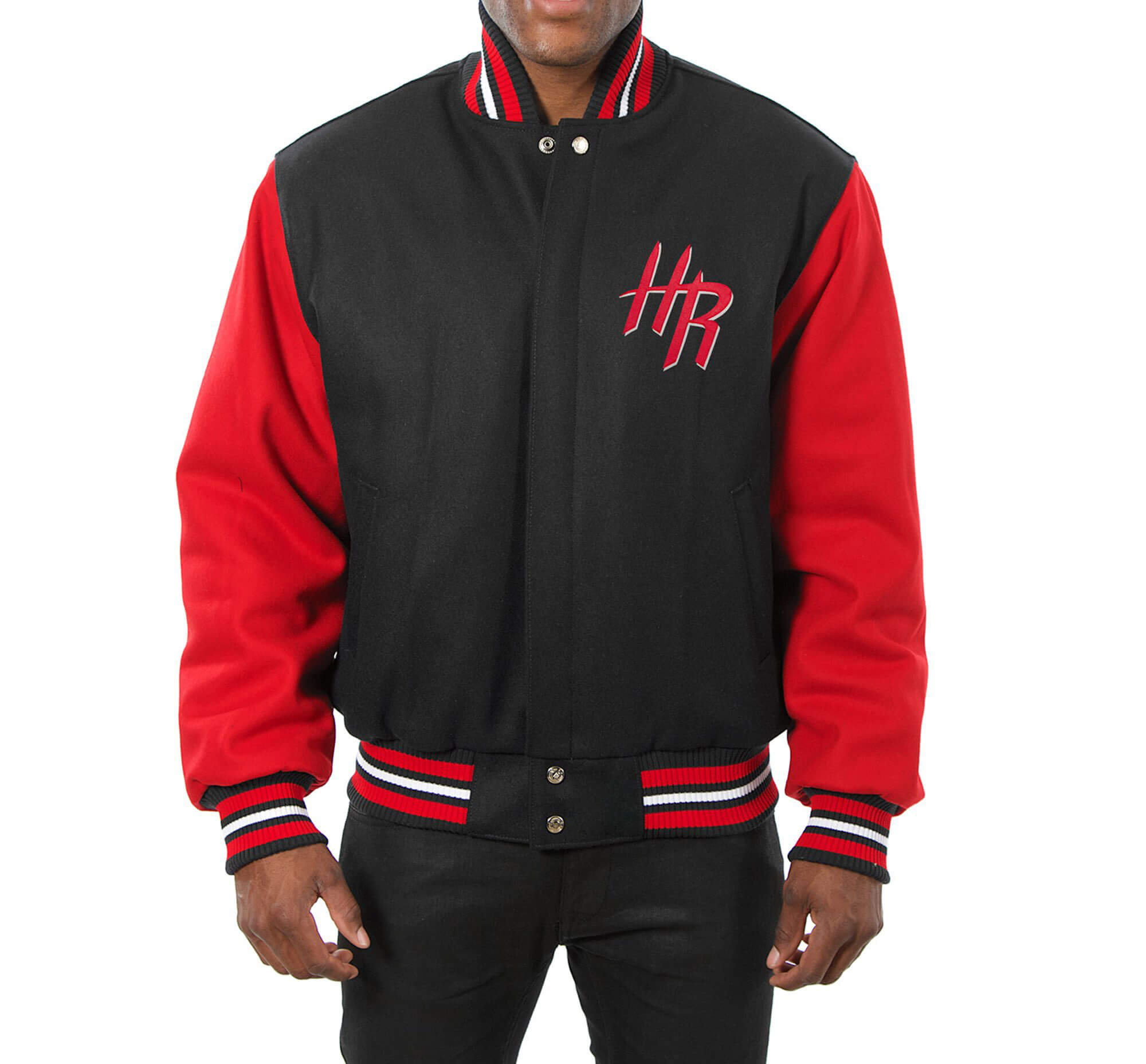 Black Red NBA Houston Rockets Varsity 