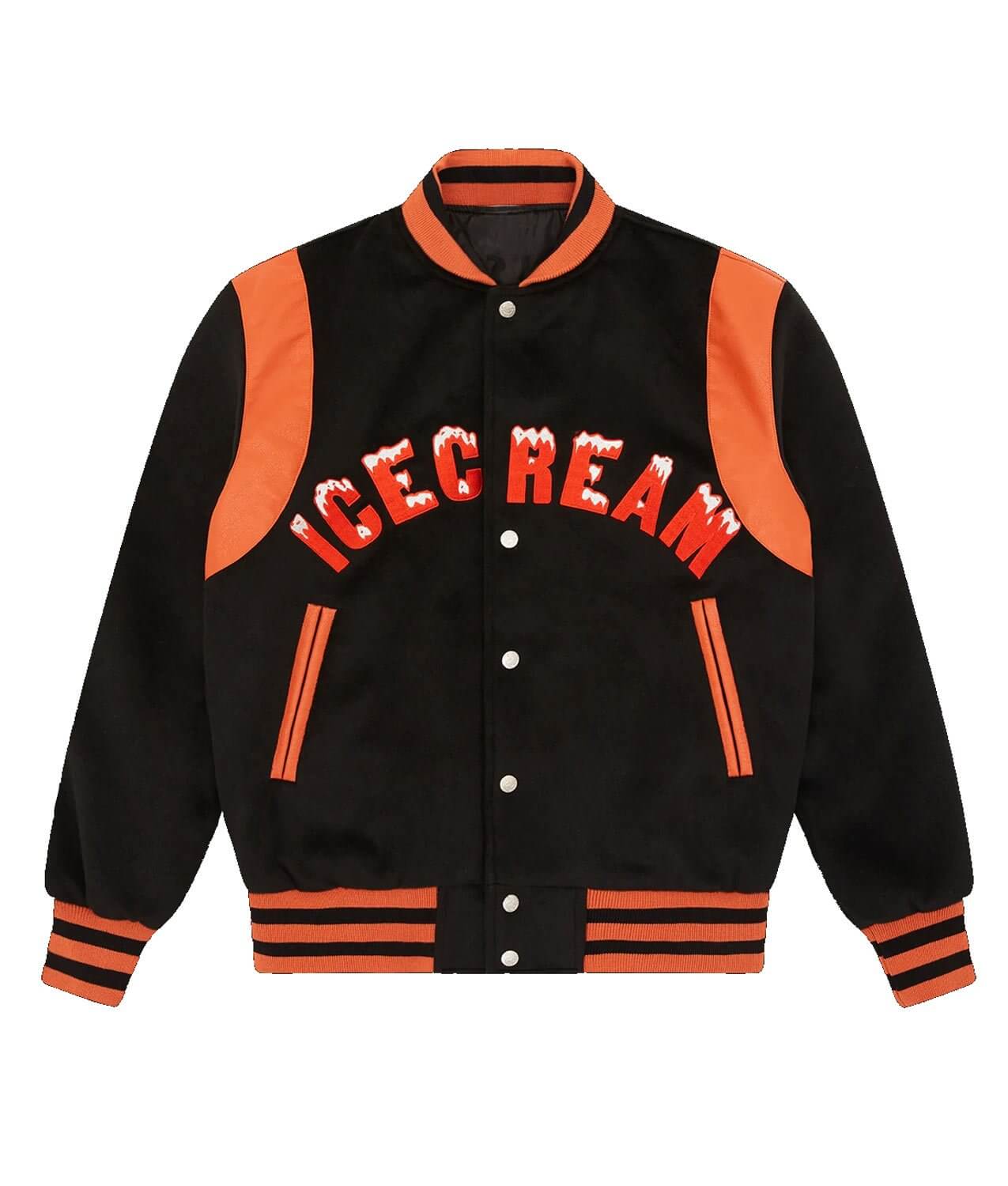 BBC Ice Cream Black Orange Varsity 