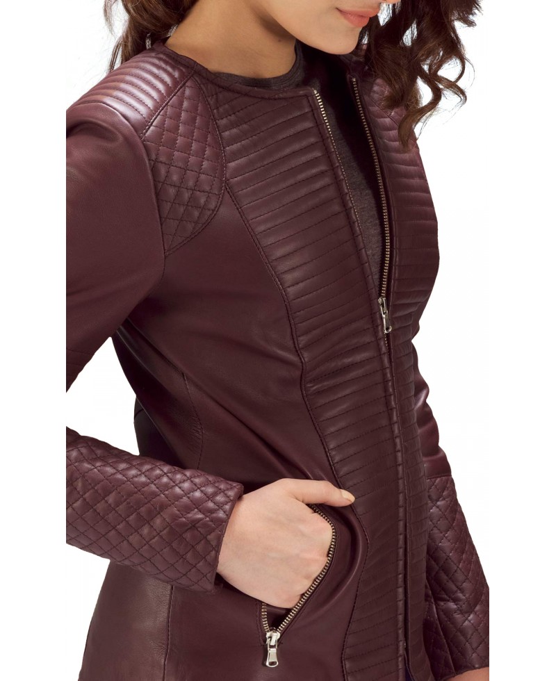 maroon sequin jacket