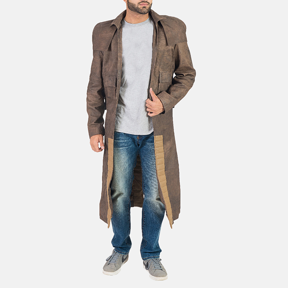 denim duster coat mens