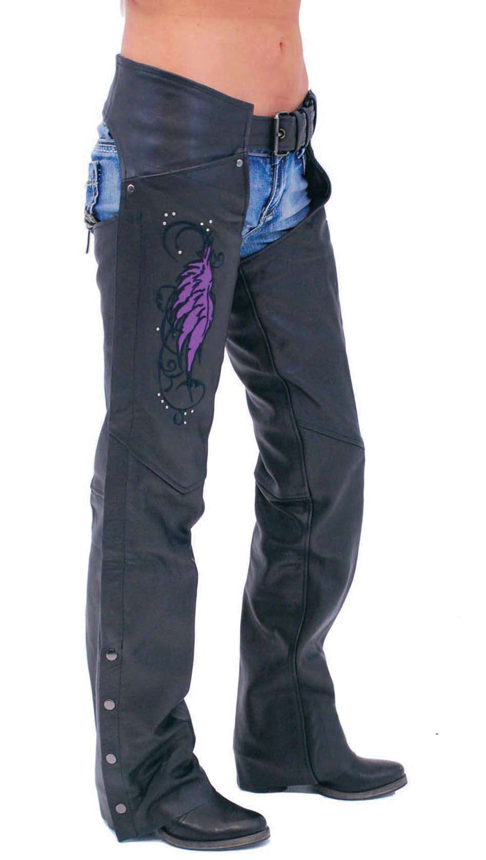 womens leather chaps