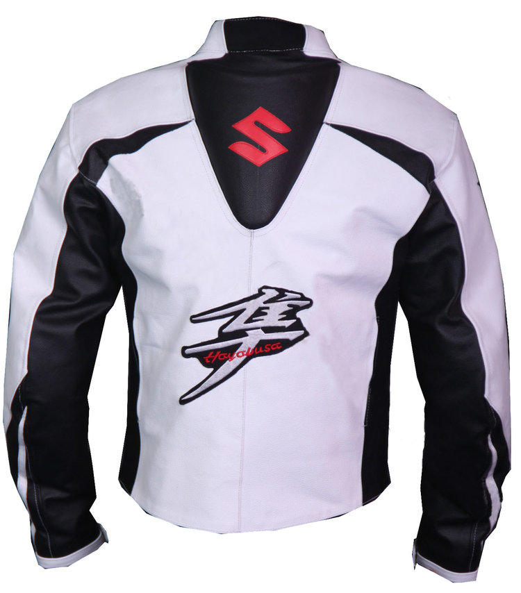 Gsxr Suzuki Hayabusa Motorbike Leather Jacket Jackets Maker