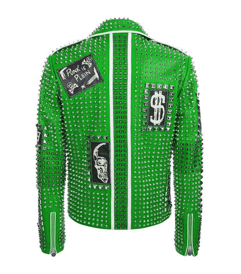 philipp plein studded jacket