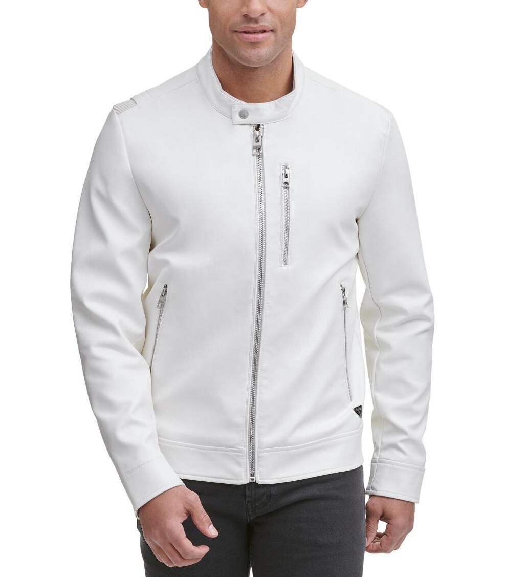 men's white jacket