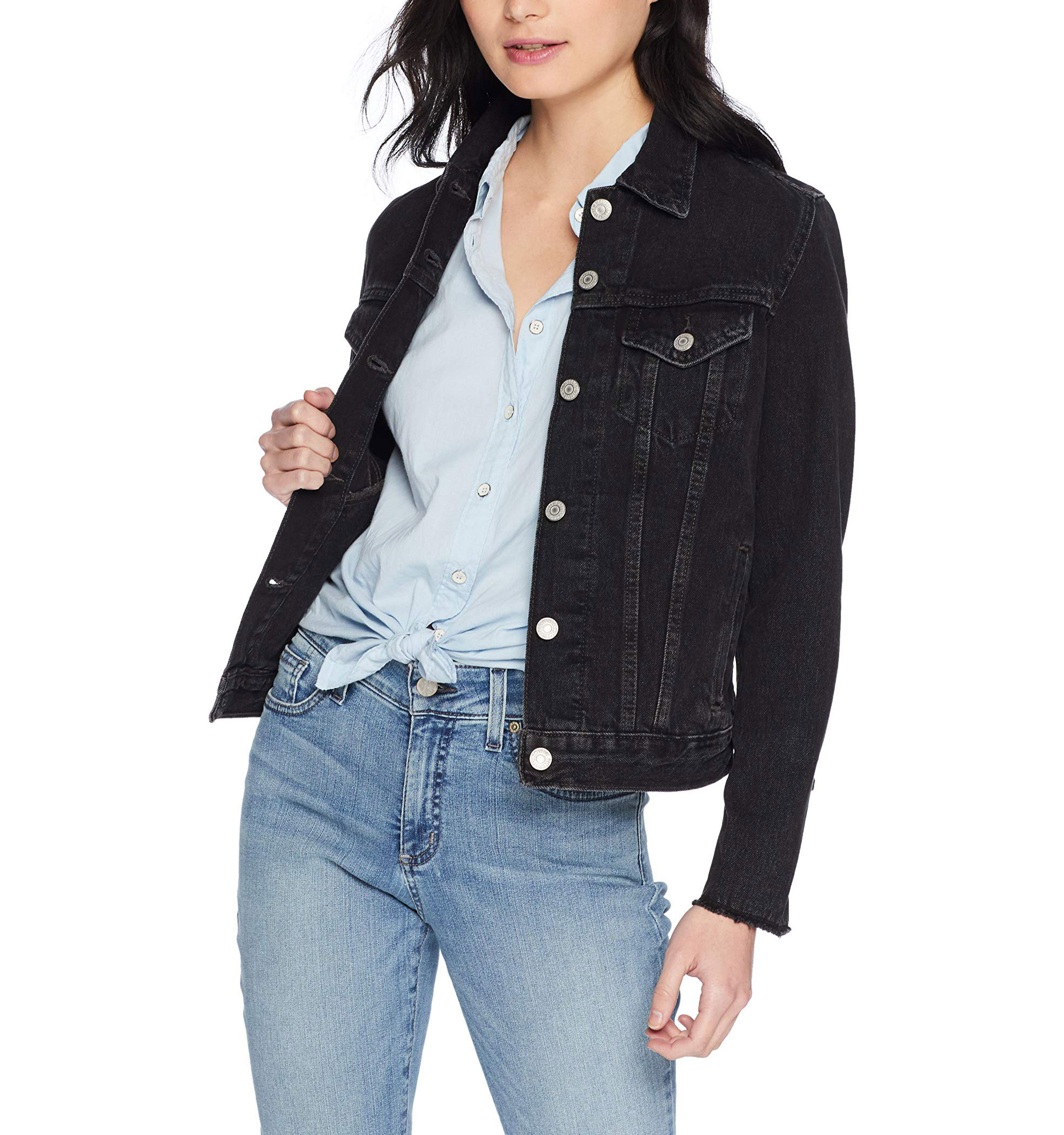 dark denim jacket womens