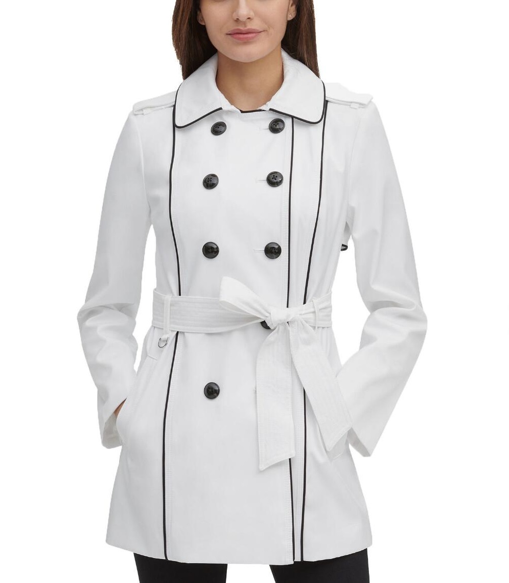 white trench coat womens