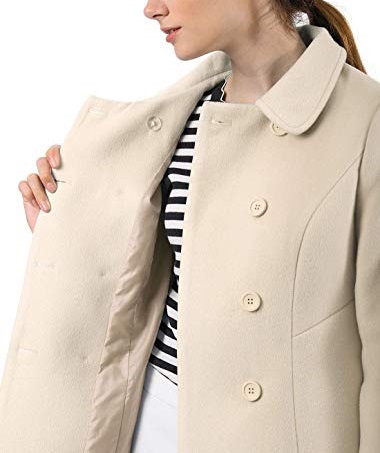 long cream coat women's