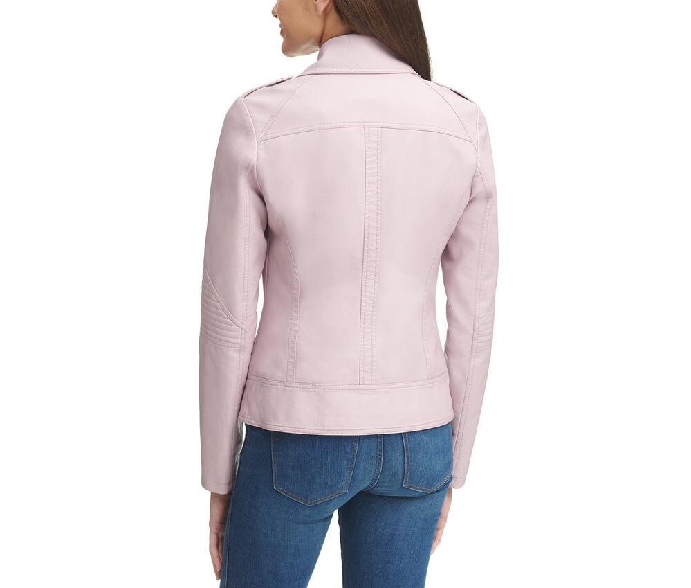 Women S Dusty Pink Color Cycle Leather Jacket Jackets Maker Women S Dusty Pink Color Cycle Leather Jacket Jackets Maker