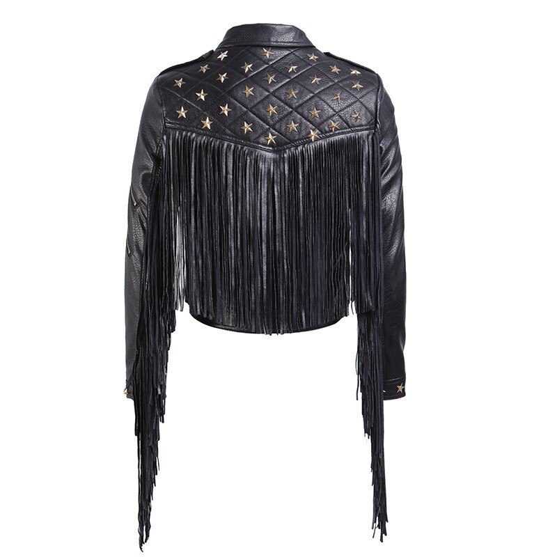 river island tassel leather jacket