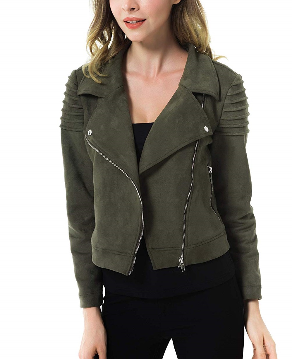 womens short military jacket