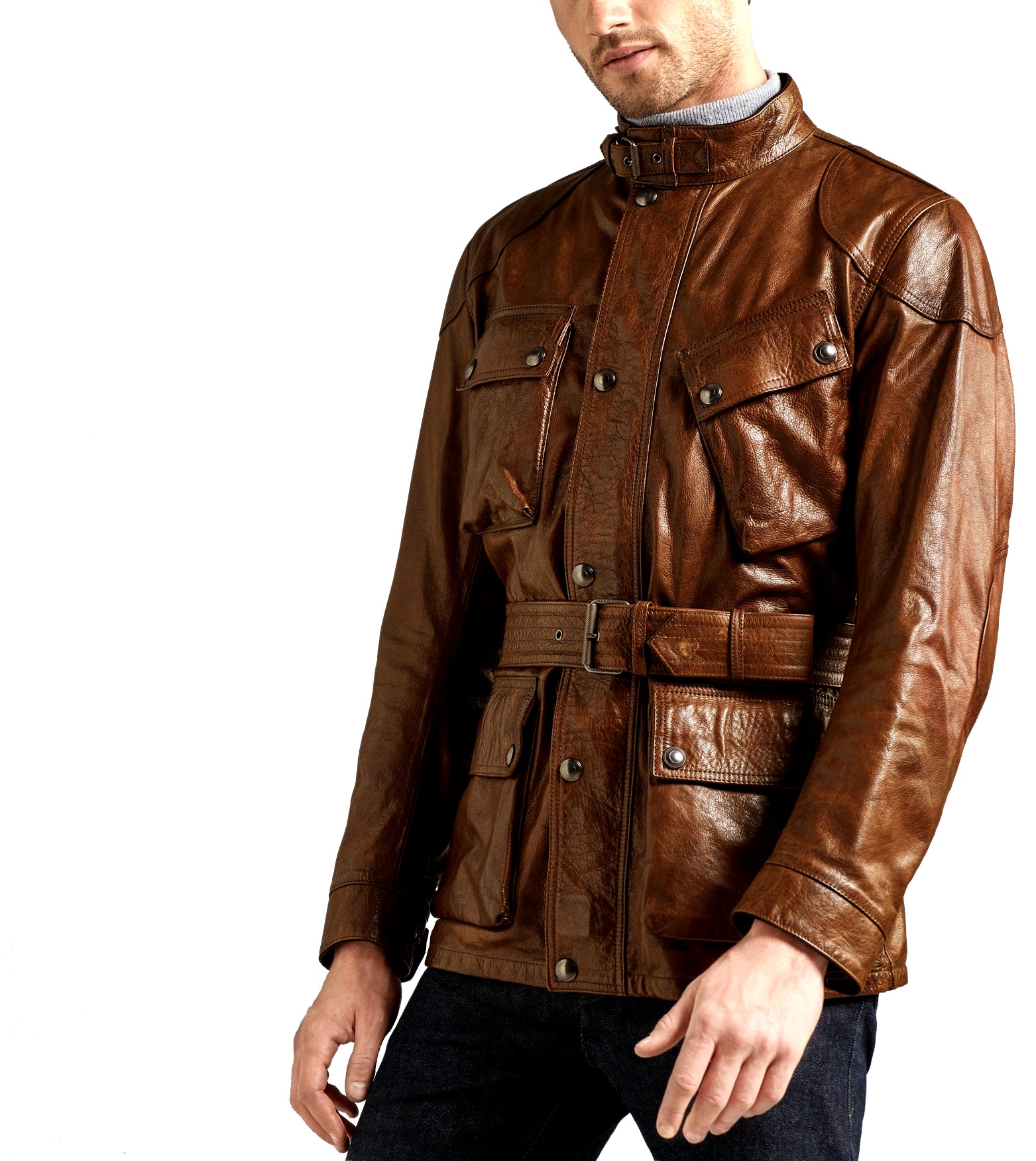 waxed leather jacket