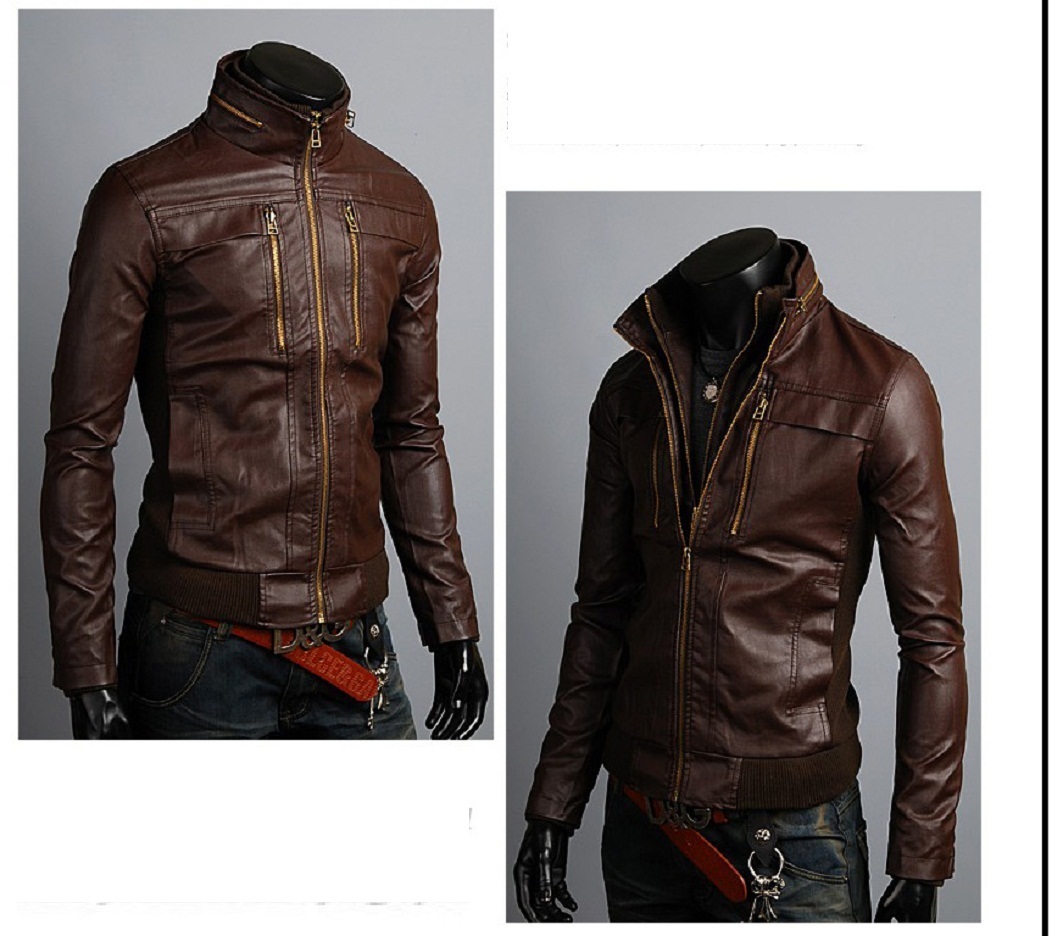 leather jacket korean style
