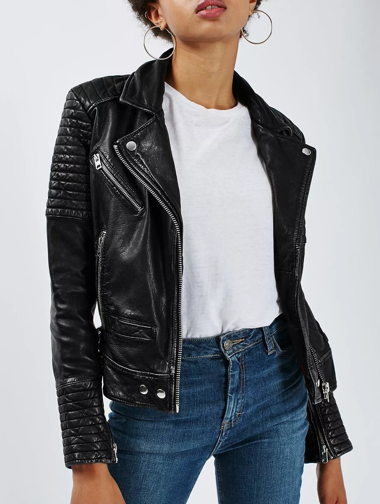 Mens Quilted Biker Jacket Uk Images