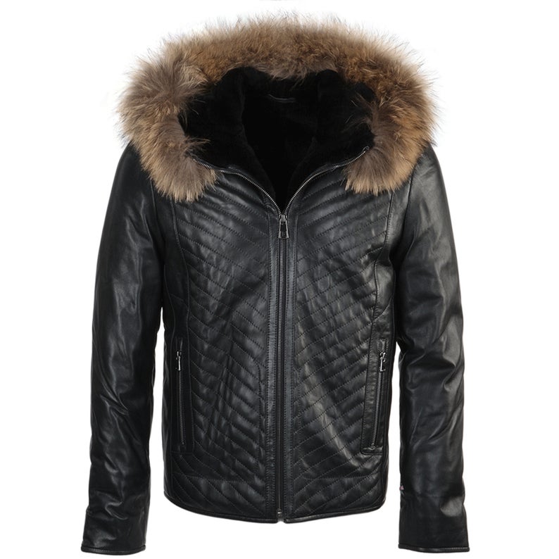 fur hooded jackets