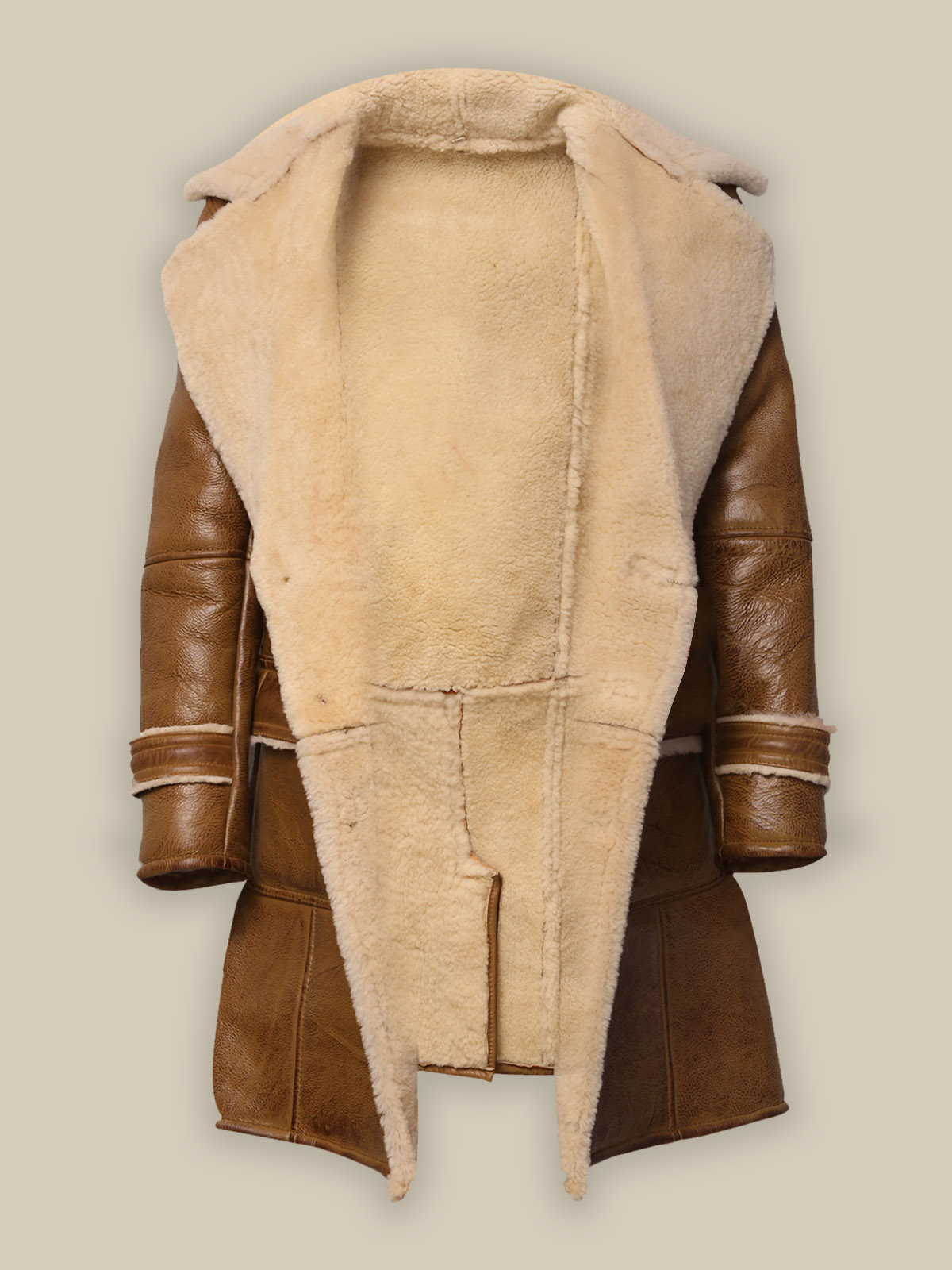 brown shearling jacket