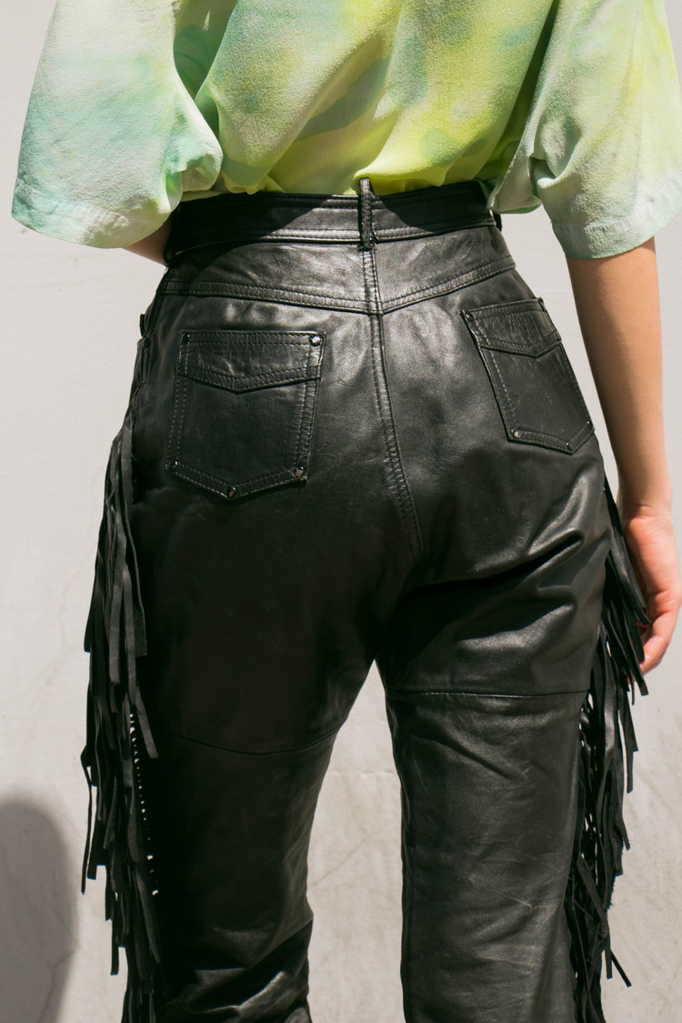 vintage leather pants