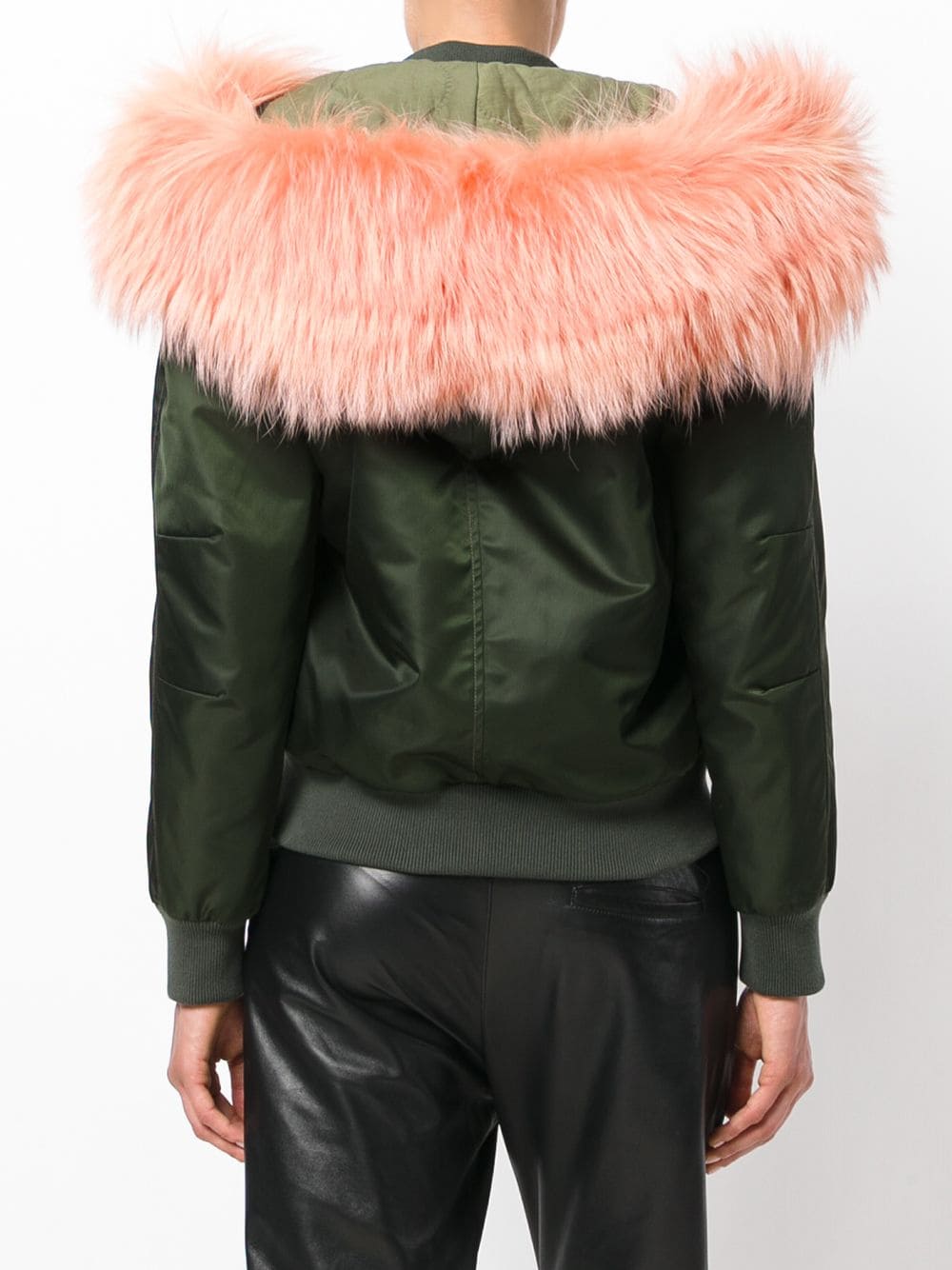 Download Women's Hooded Green Bomber Jacket - Jackets Maker
