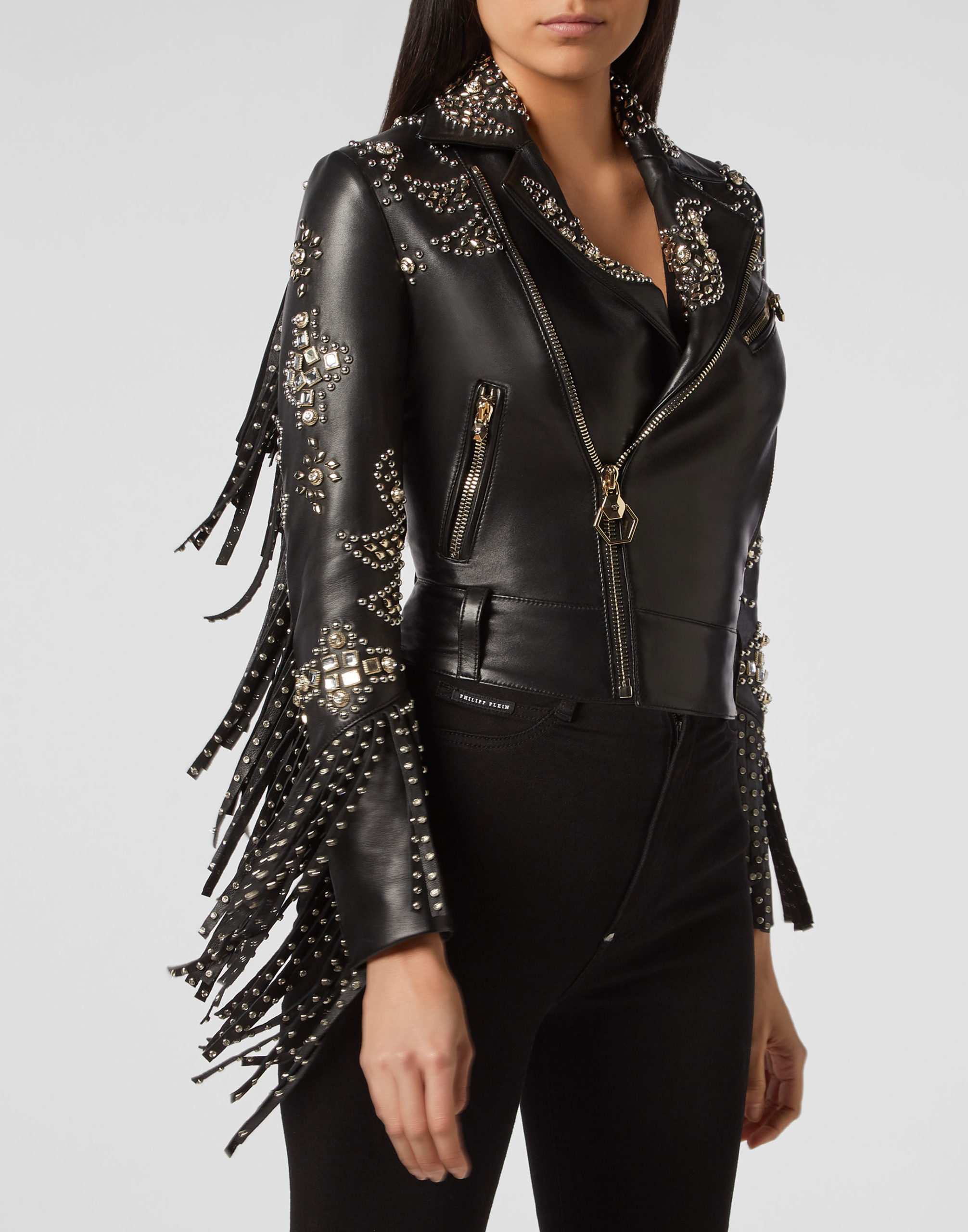 ladies fringed jacket