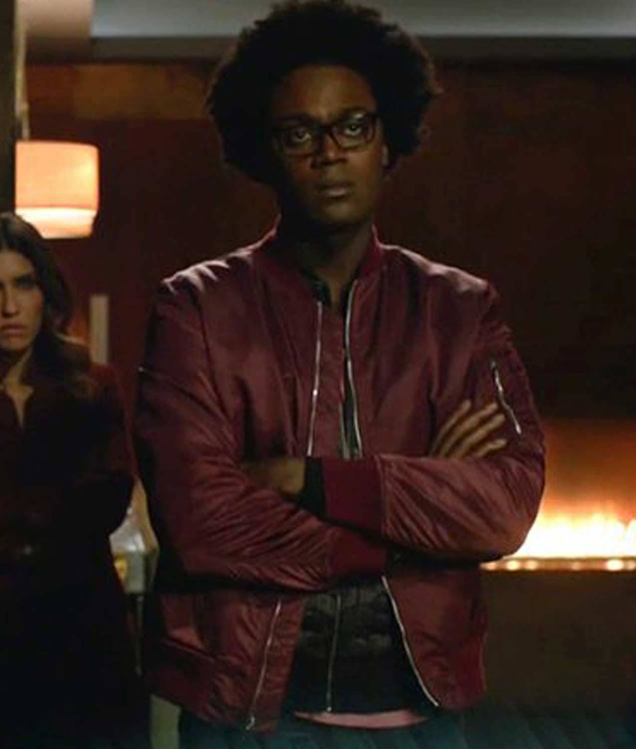 echo red jacket