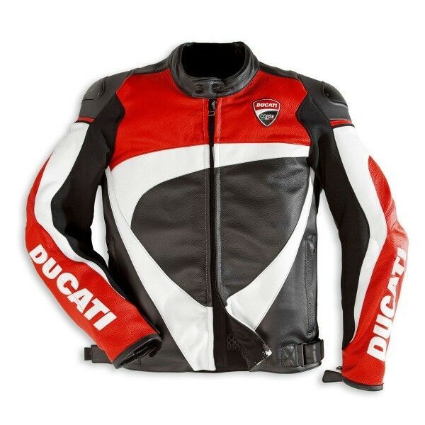 Ducati Corse Motorbike Racing Leather Jacket Ce Approved - Jackets Maker