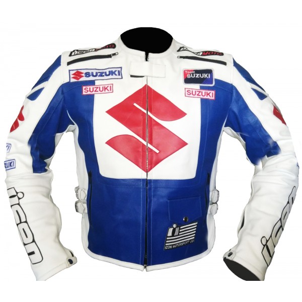 suzuki jacket blue