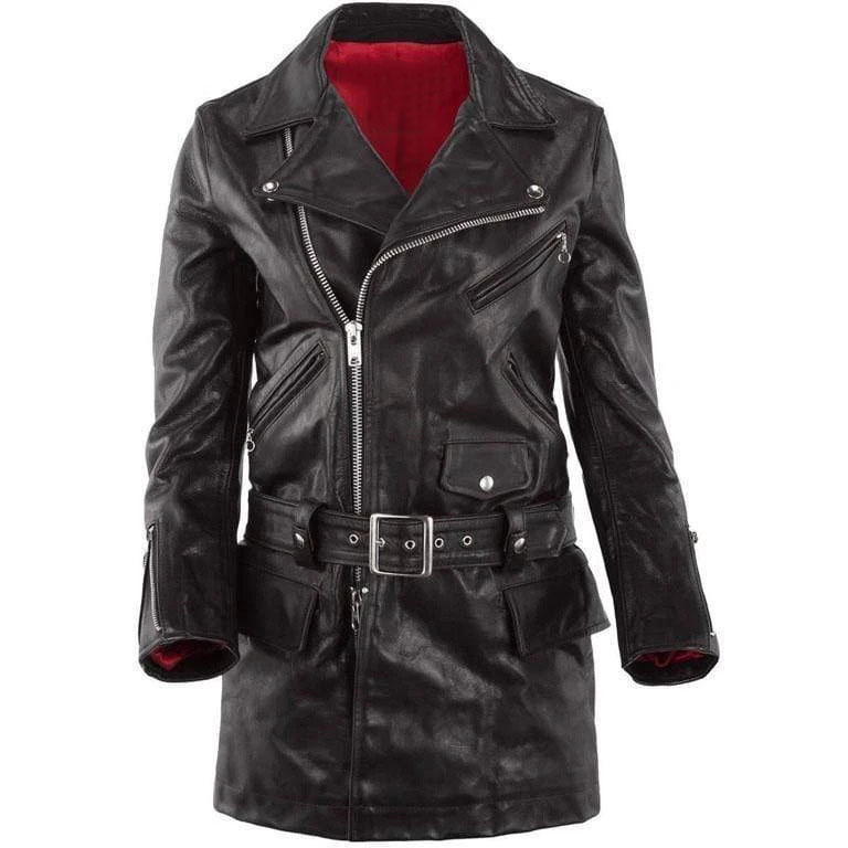 vintage leather coat