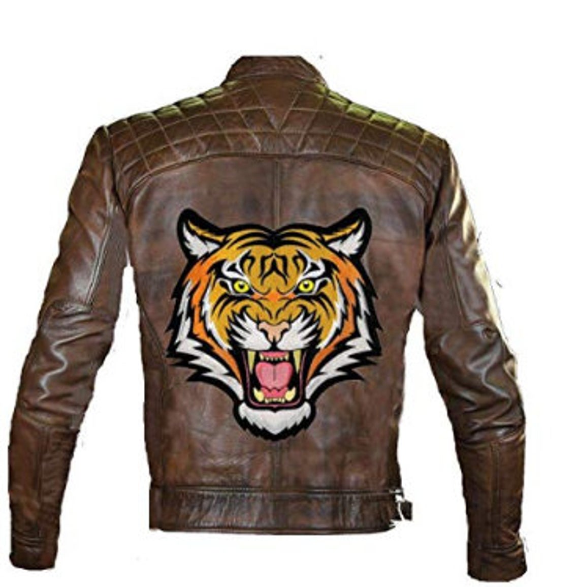 gucci tiger leather jacket