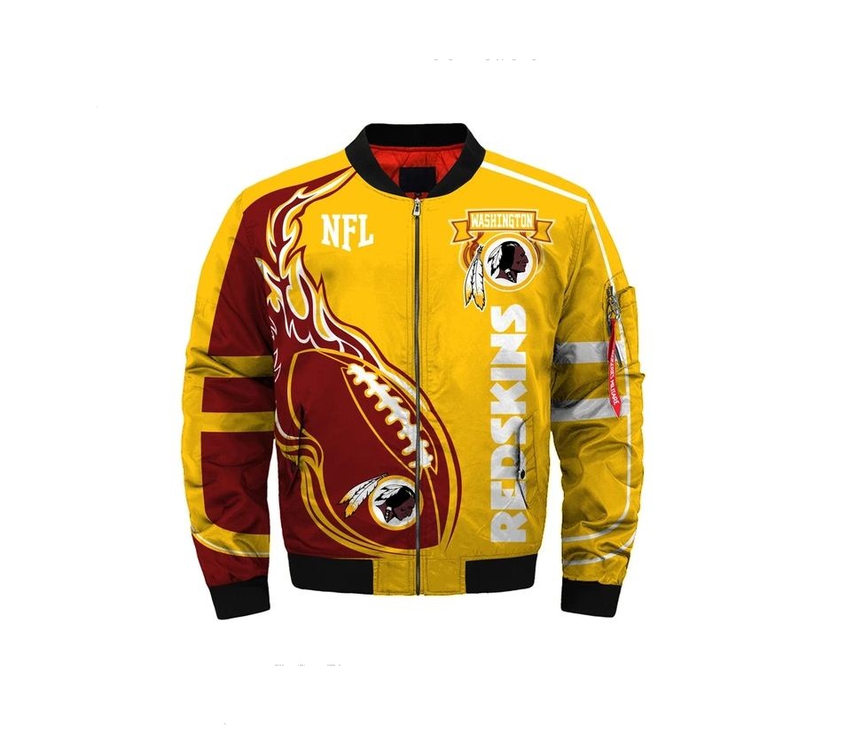 nfl leather bomber jackets