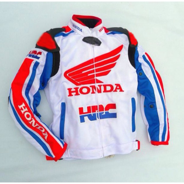 HONDA Red And Blue Bikes Jackets - Jackets Maker