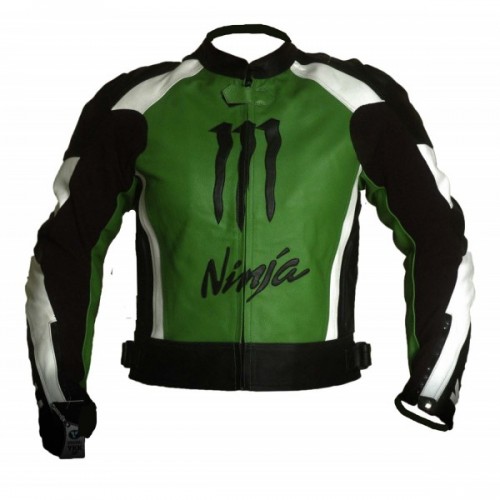 Download Kawasaki Ninja Motorcycle Green Racing Leather Jacket ...