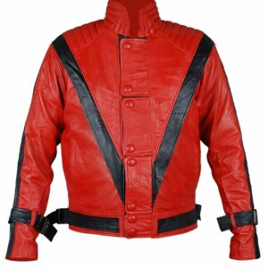 michael jackson red and black