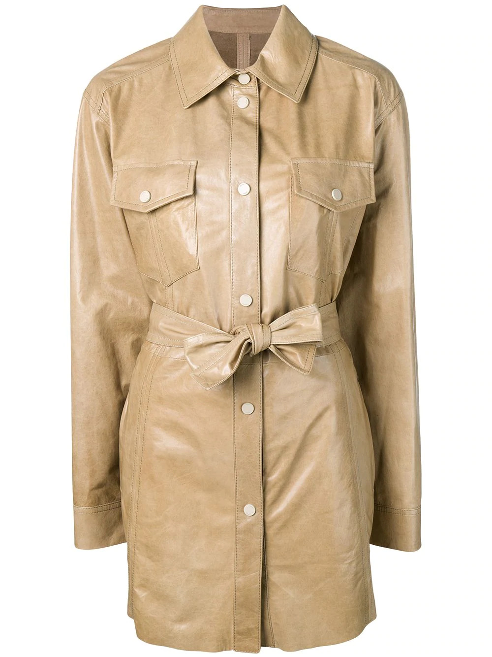 womens belted overshirt