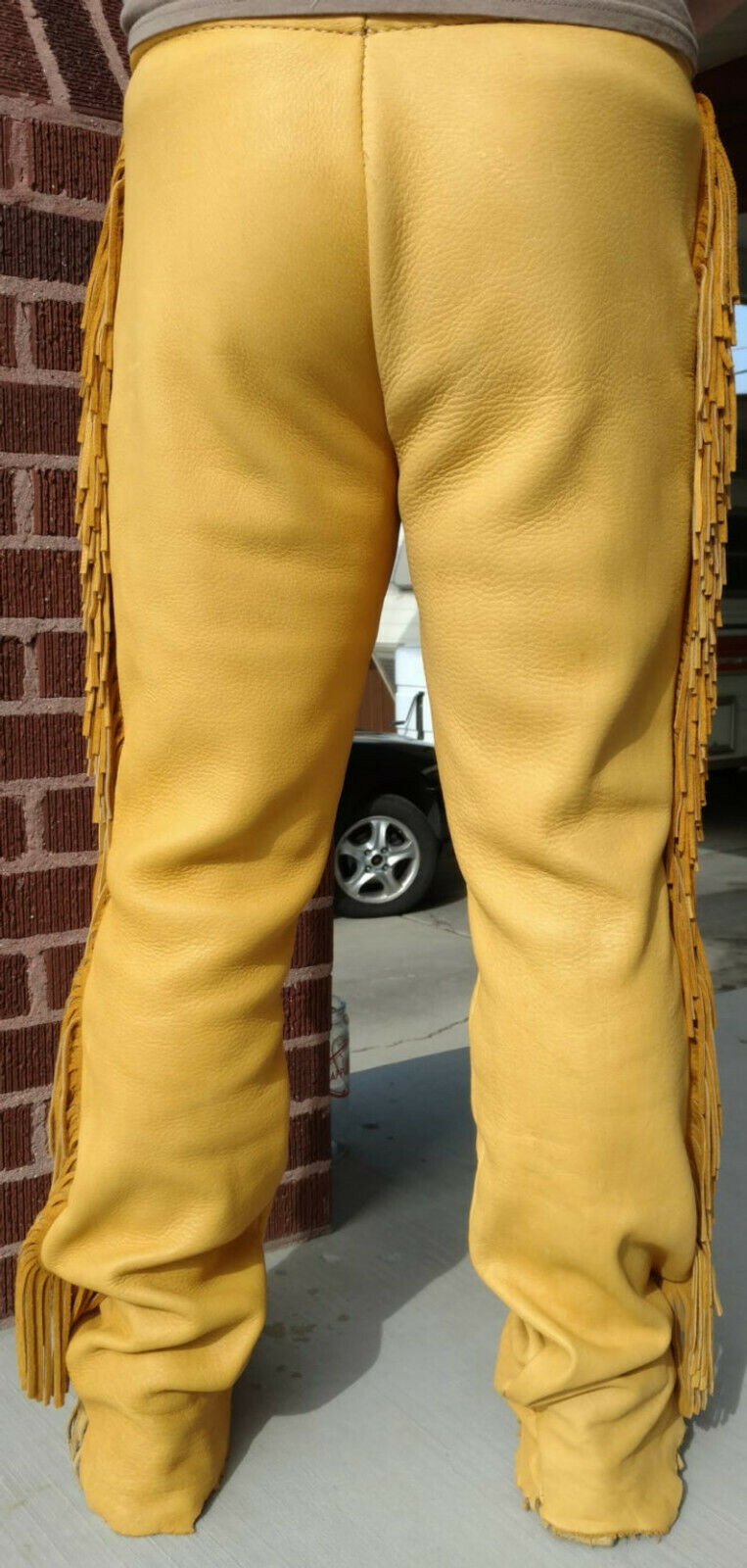 native american leather pants