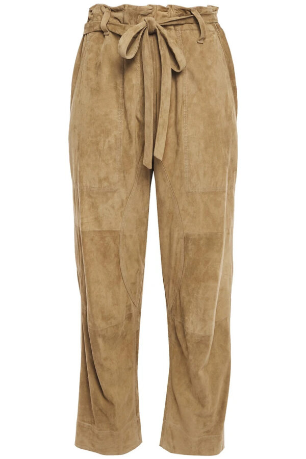 suede leather pants