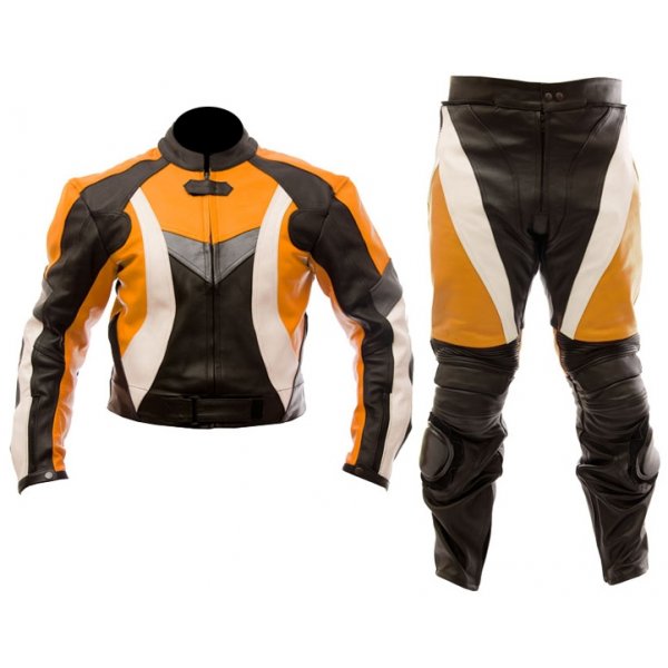 black motorcycle outfit