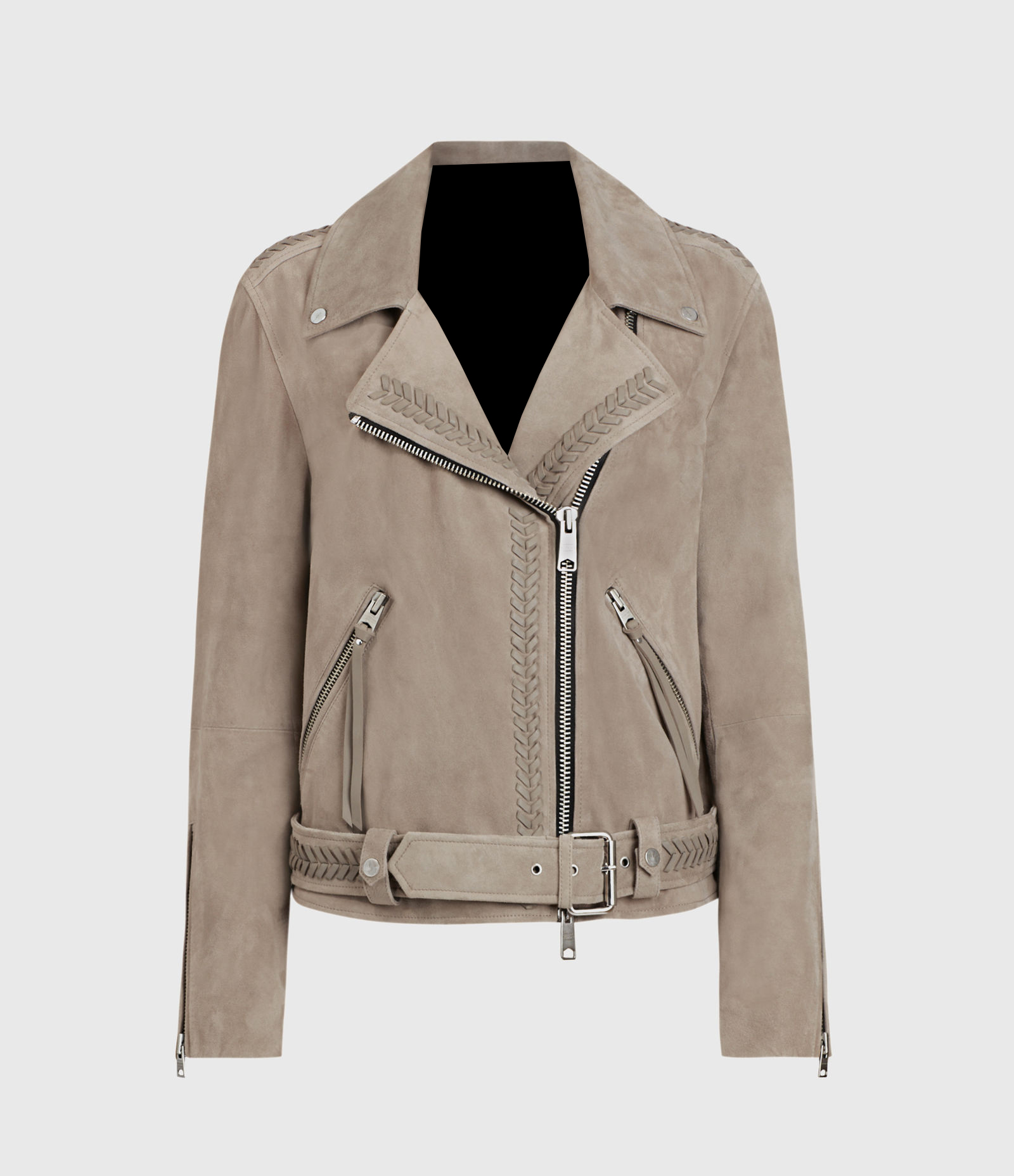 TAUPE BIKER JACKET|wolfensson