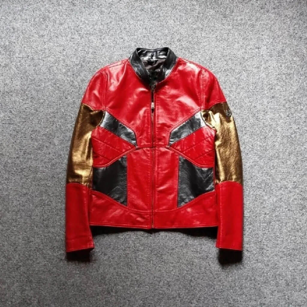 red and gold jacket