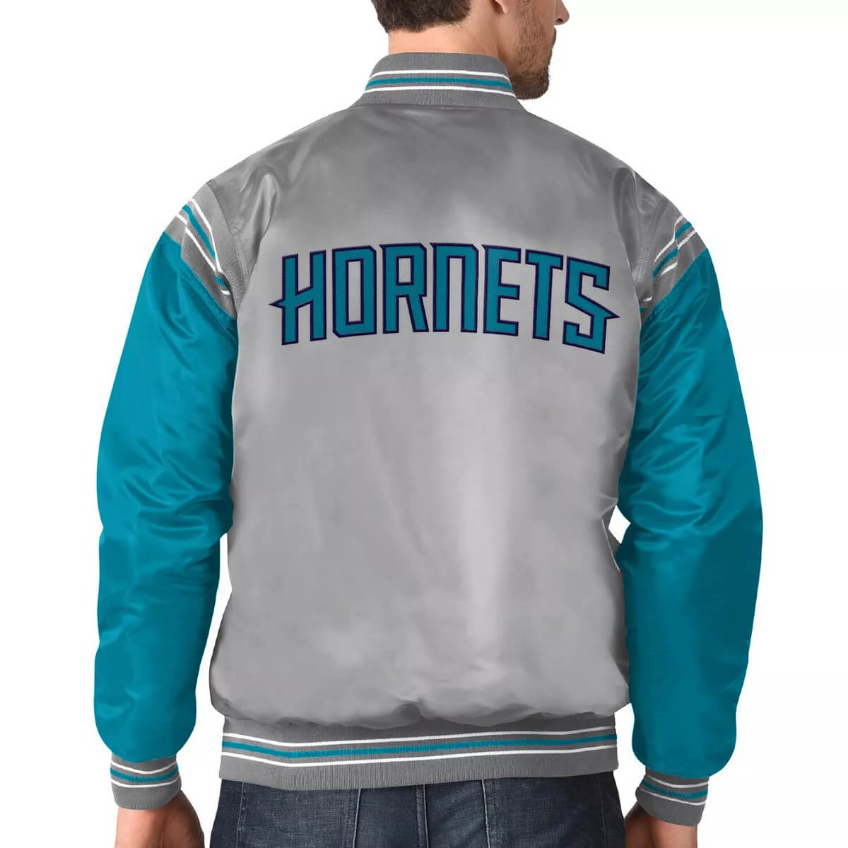 charlotte hornets satin jacket