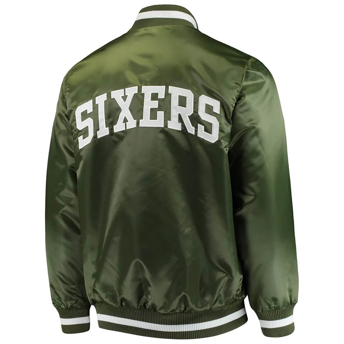 76ers leather jacket