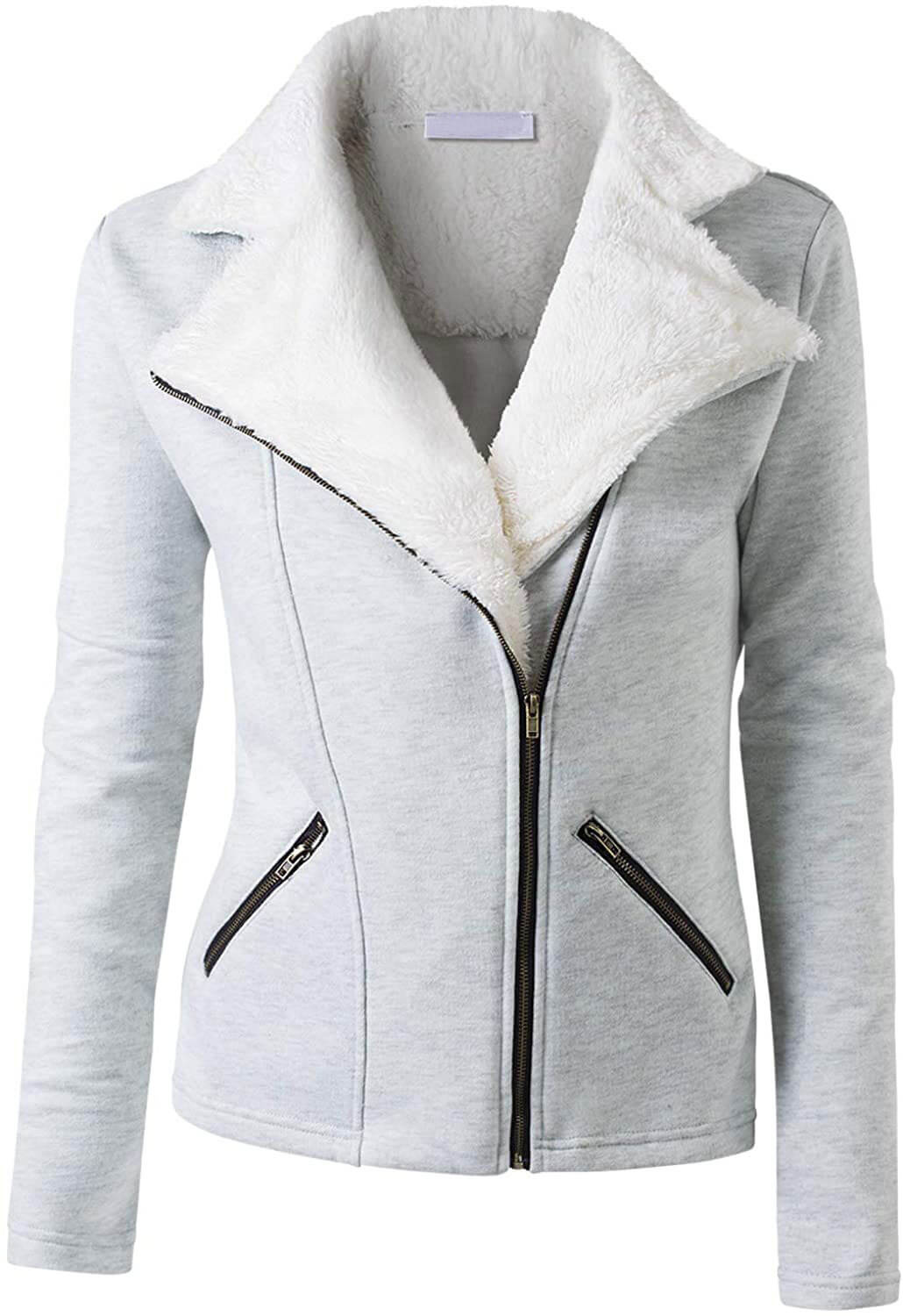 white jacket zip up