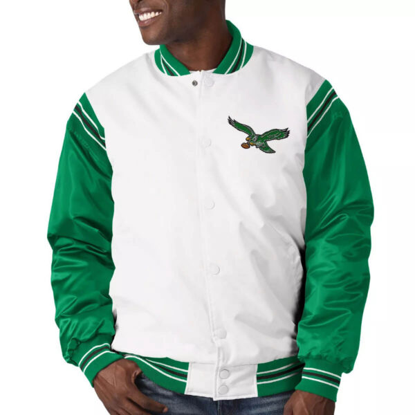 philadelphia eagles varsity jacket