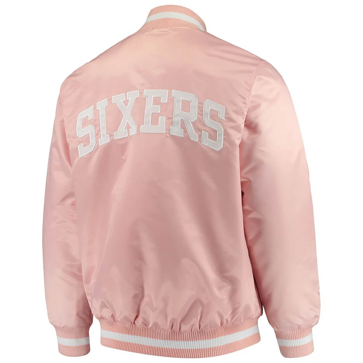 76ers satin jacket