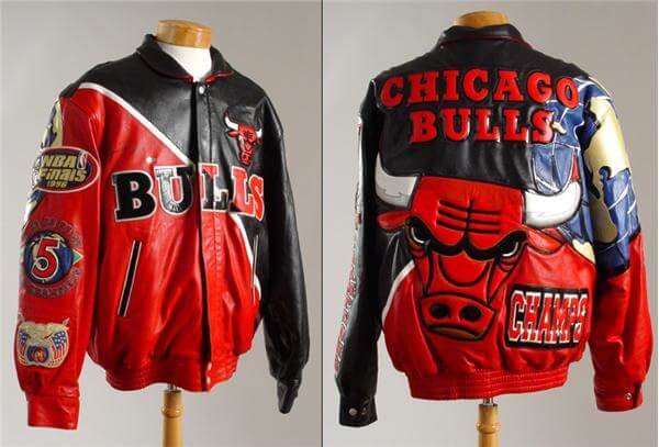 chicago bulls jacket leather