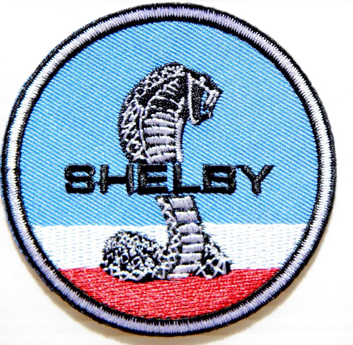 Vintage Ford Shelby Cobra Mustang Car Racing Patch